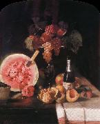 William Merritt Chase Still life and watermelon France oil painting reproduction